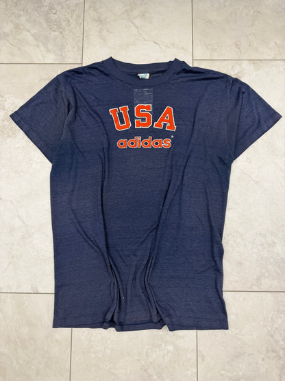 (M) Vintage 80’s USA Adidas Tee