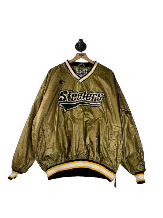 (L/XL) Vintage Steelers Starter Lightweight Jacket