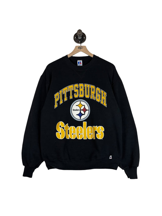 (L) Vintage Steelers Russell Crewneck