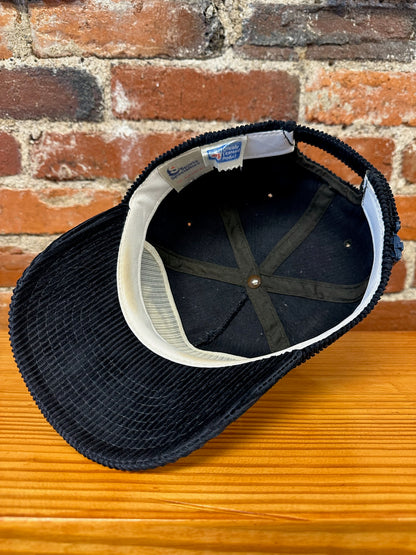 Vintage Los Angeles Raiders Single Line Script Corduroy Hat