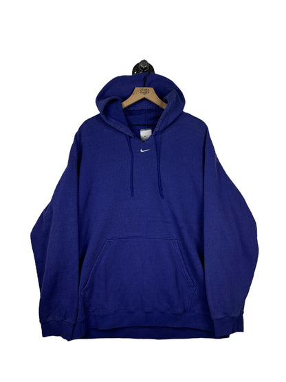 (XXL) Vintage Nike Purple Center Swoosh Hoodie