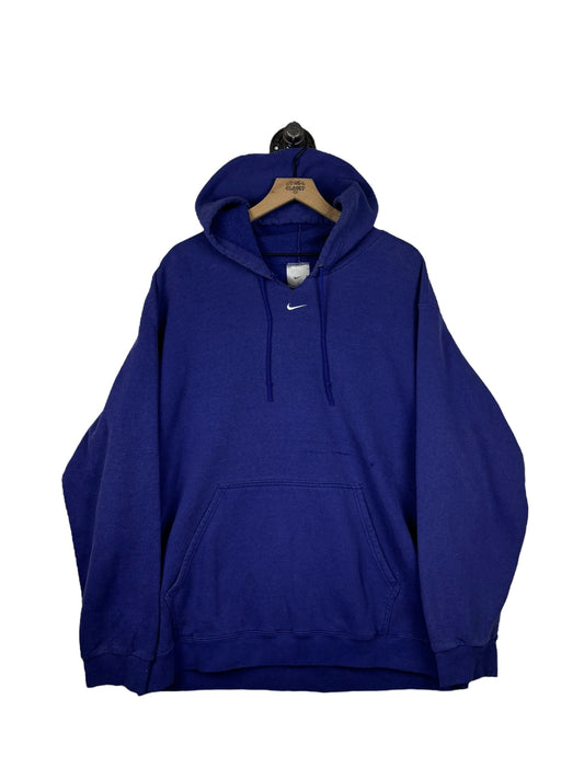 (XXL) Vintage Nike Purple Center Swoosh Hoodie
