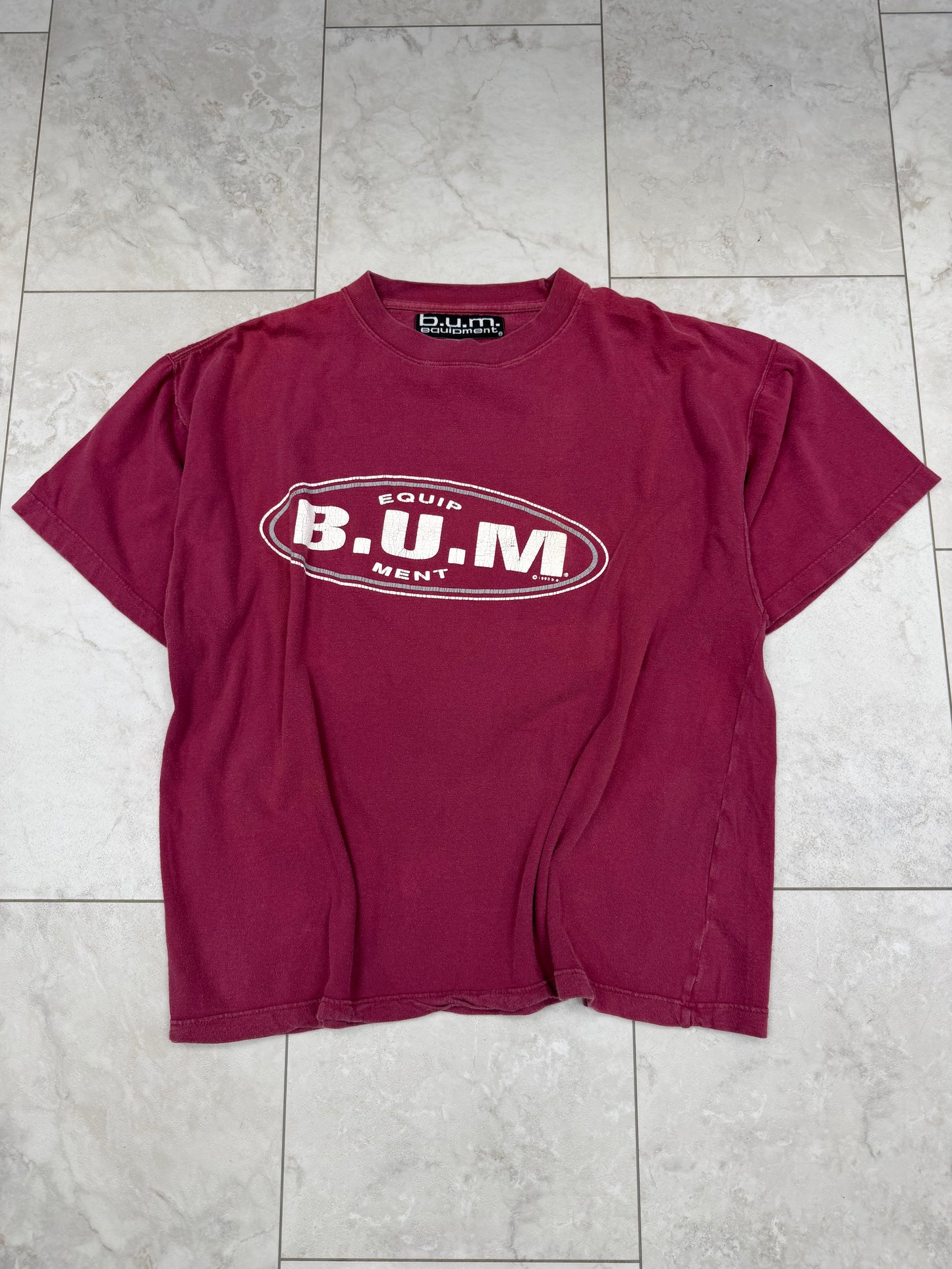 (M) 1993 B.U.M. Equipment Script Tee