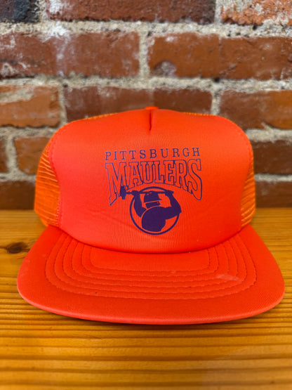 Vintage Pittsburgh Maulers Trucker Hat - NEW