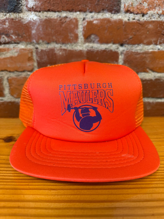 Vintage Pittsburgh Maulers Trucker Hat - NEW