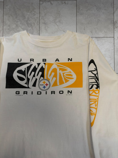 (S) 1999 Steelers Grid Iron L/S Shirt