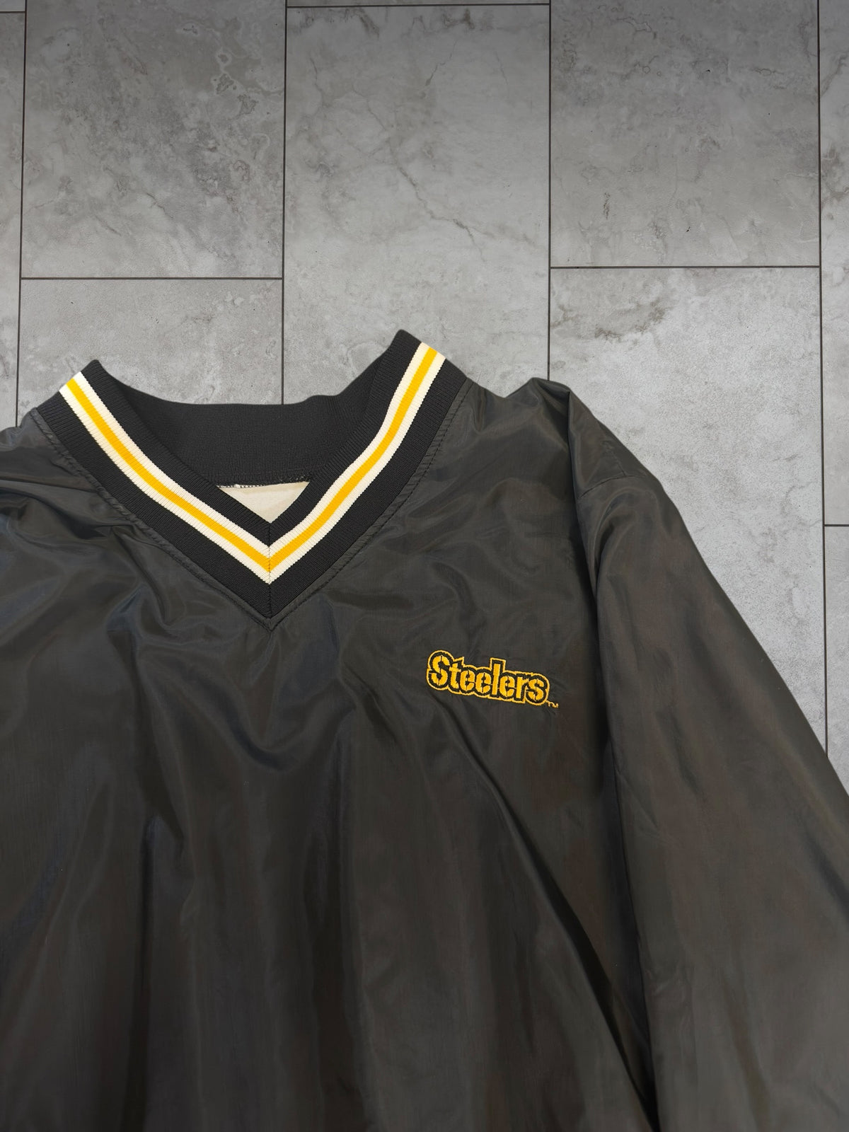 (S/M) Vintage 90's Steelers Pullover Jacket