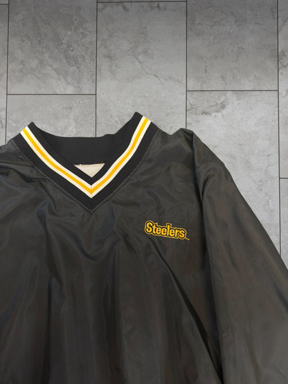 (S/M) Vintage 90's Steelers Pullover Jacket
