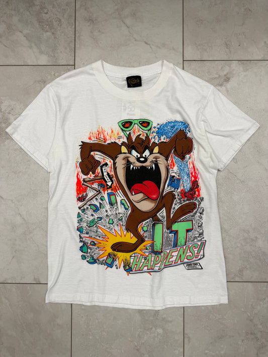 (M) 1988 Looney Tunes “It Happens” Graphic Tee