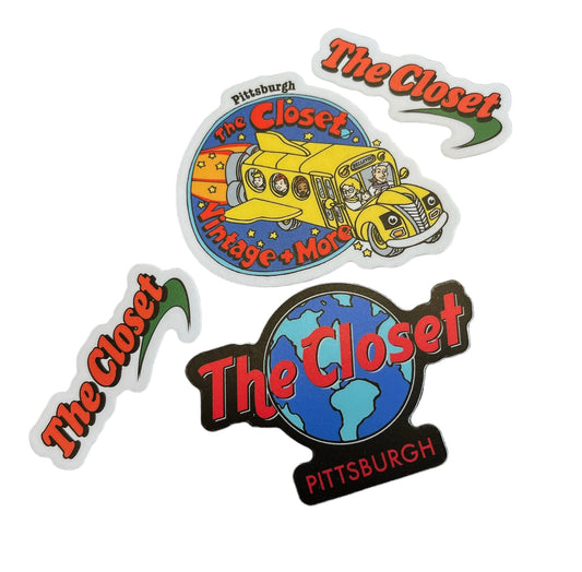 The Closet PGH Custom Stickers