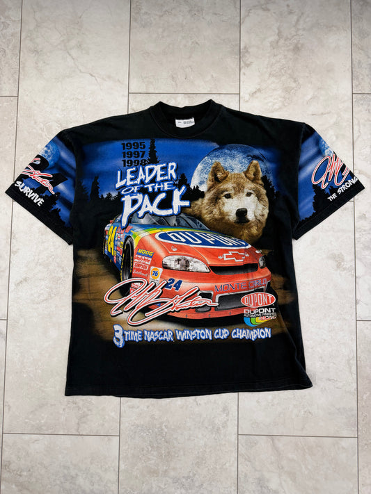 (XXL) 1998 Jeff Gordon “Leader of the Pack” AOP Tee