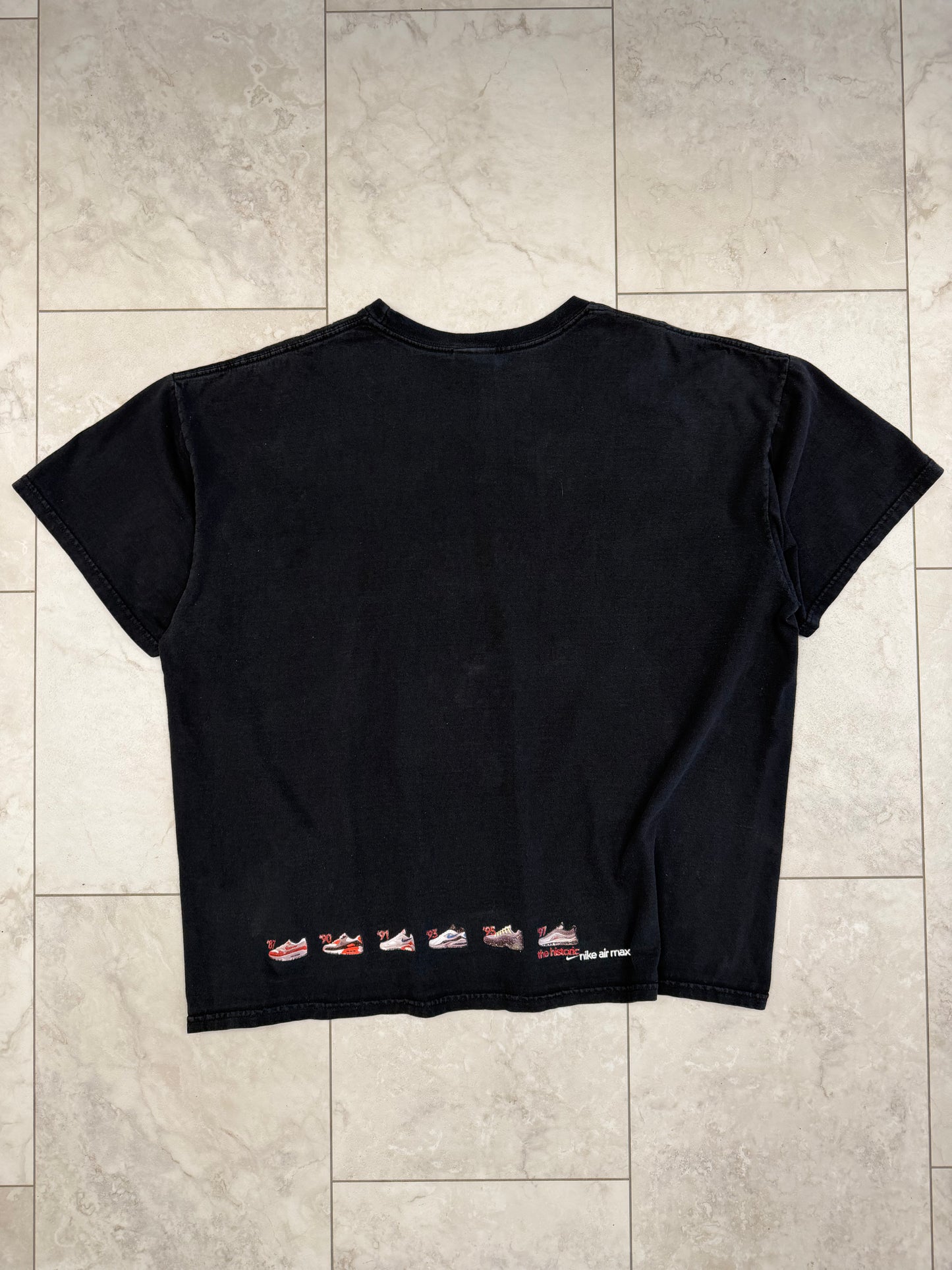 (XXL) 2006 Nike Air Max History Graphic Tee
