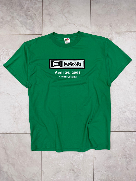 (L) 2003 3 Doors Down Staff Concert Tee