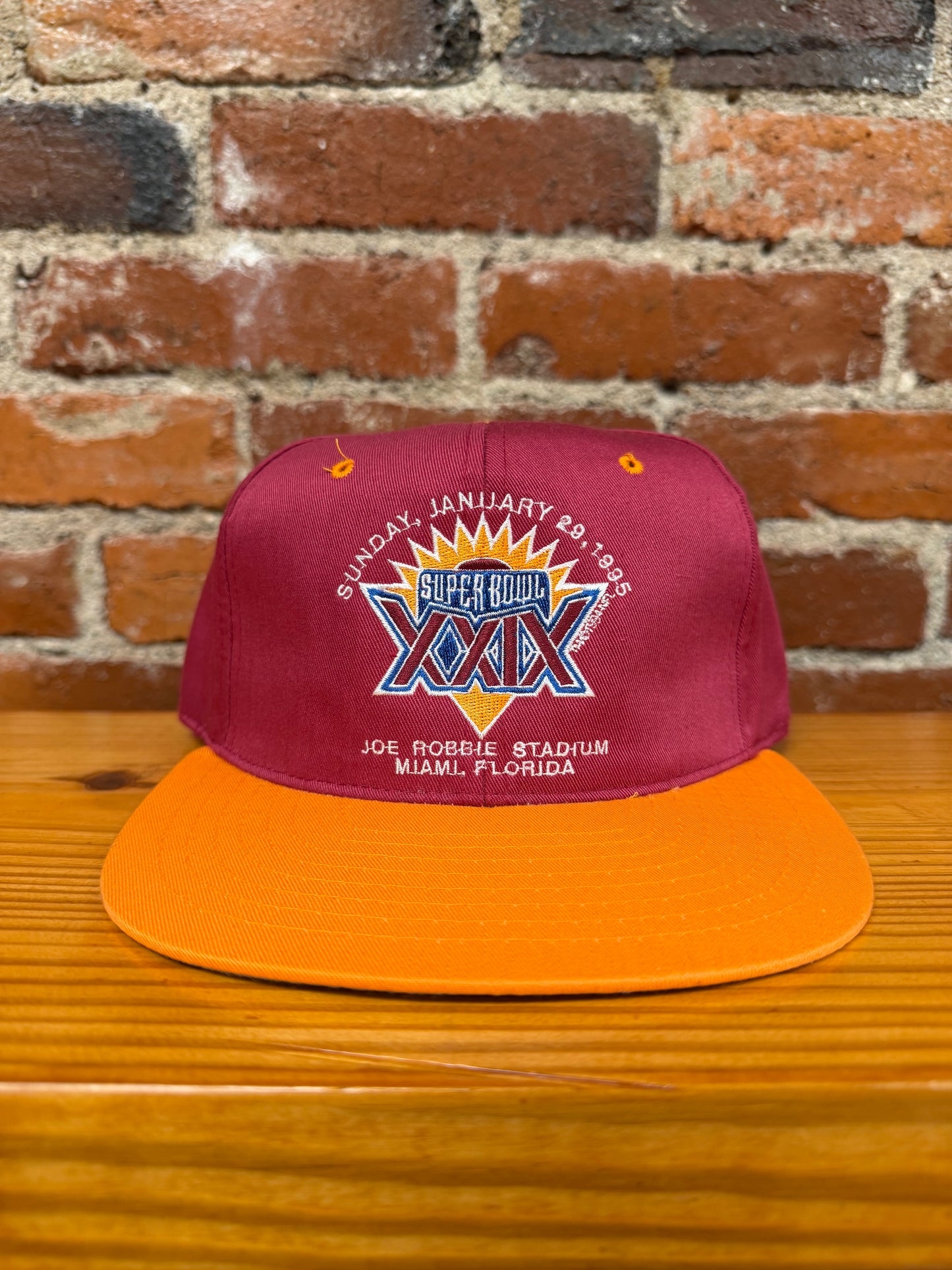 1995 Super Bowl XXIX New Era Elastic-Back Hat