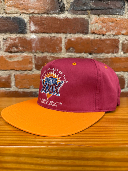 1995 Super Bowl XXIX New Era Elastic-Back Hat
