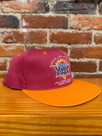 1995 Super Bowl XXIX New Era Elastic-Back Hat