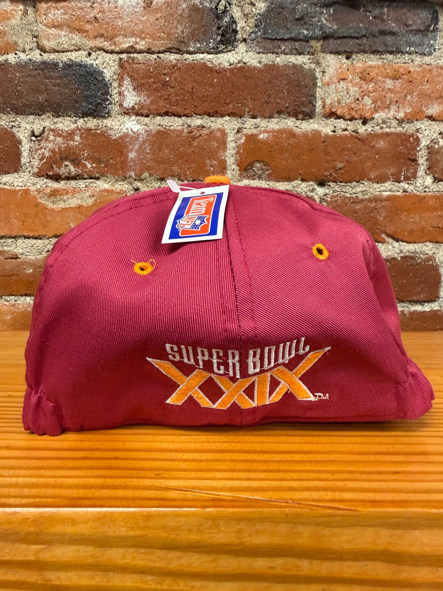 1995 Super Bowl XXIX New Era Elastic-Back Hat