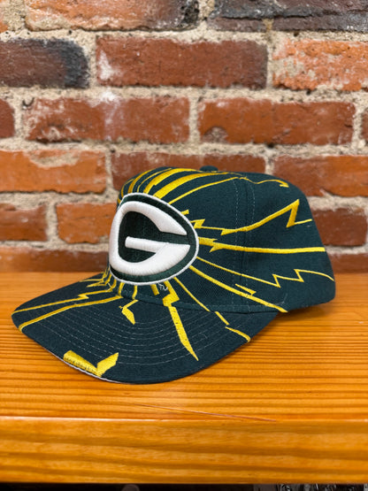 Vintage Green Bay Packers Starter Shockwave Snapback Hat