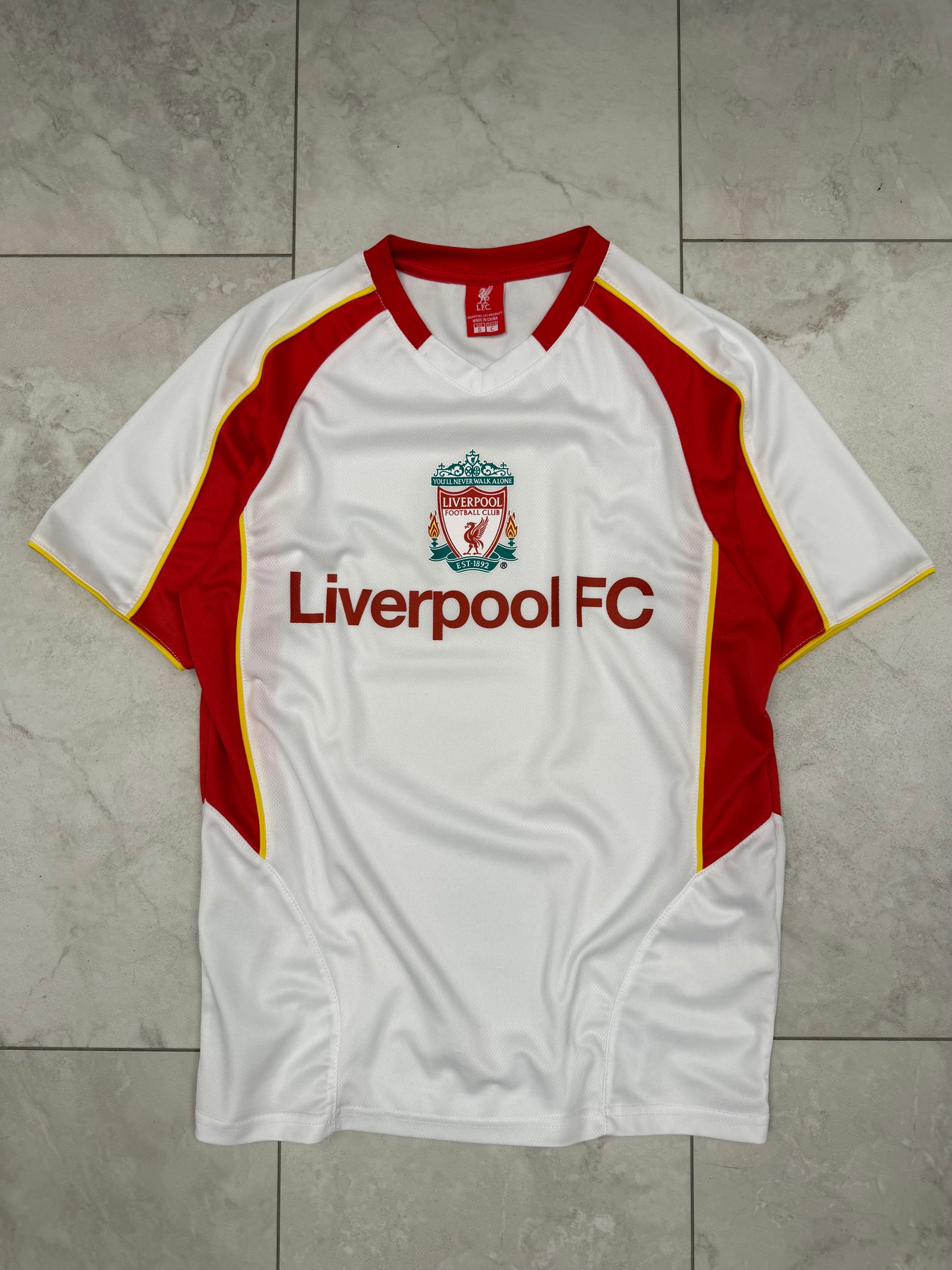 (S) Vintage Y2K Liverpool FC Soccer Jersey
