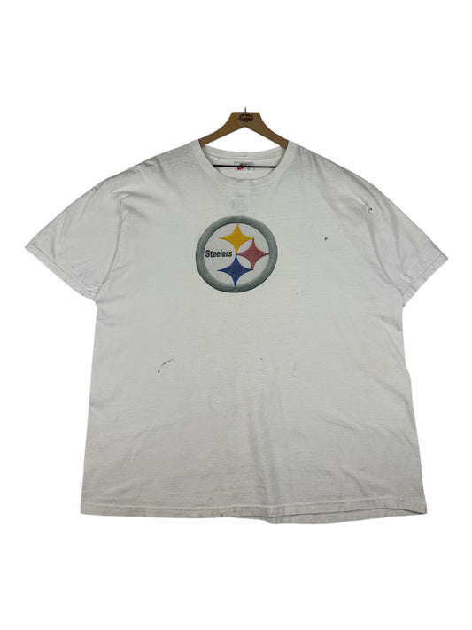(XL) Vintage Steelers Thrashed Nike Graphic Tee