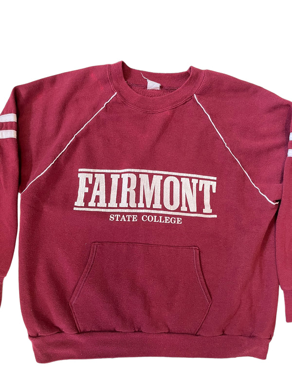 (S) Vintage Fairmont State College Crewneck