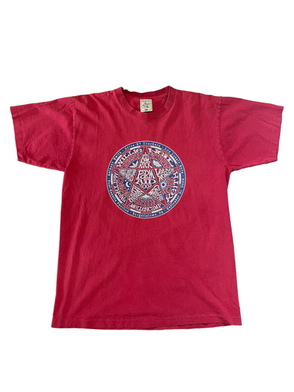 (L) 2002 Farm Aid Concert Tour Double Sided Tee