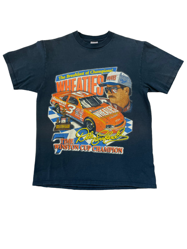 (L) 1994 Dale Earnhardt Wheaties Double Sided Tee