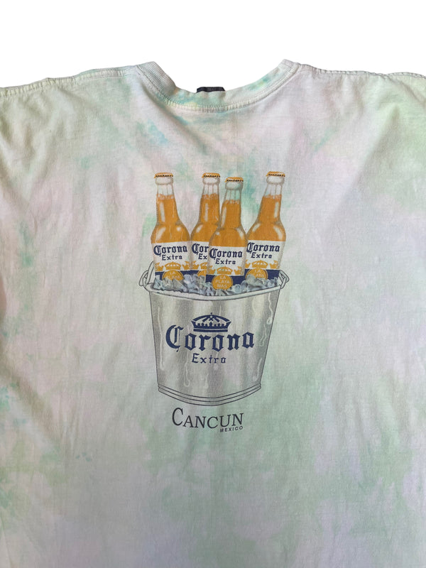 (XL) Vintage Corona Cancun Double Sided Tee
