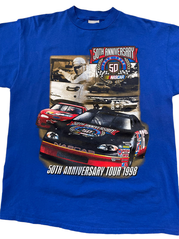 (XL) 1998 NASCAR 50th Anniversary Double Sided Tee