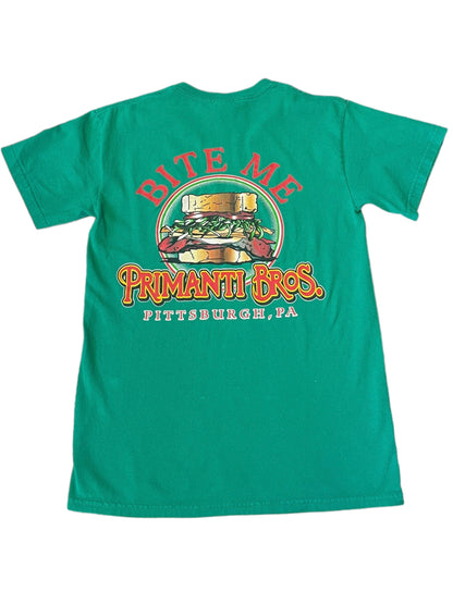 (S) Vintage Primantis Bros Double Sided Tee