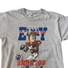 (S) 1987 Denver Broncos John Elway Caricature Tee