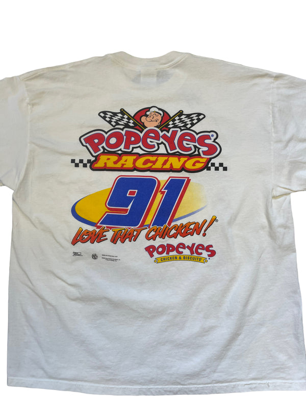 (XXL) 2000 Popeyes Rich Bickle Double Sided Tee