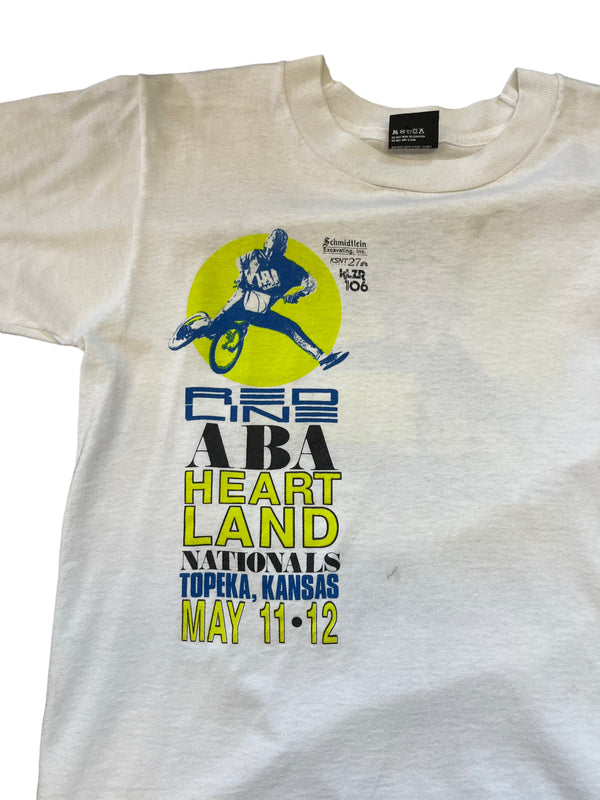 (XS/S) Vintage Bike Racing Double Sided Tee