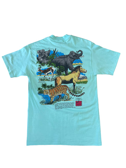(M) Vintage New San Diego Zoo Double Sided Tee