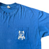 (L/XL) Vintage Dog Pocket Tee