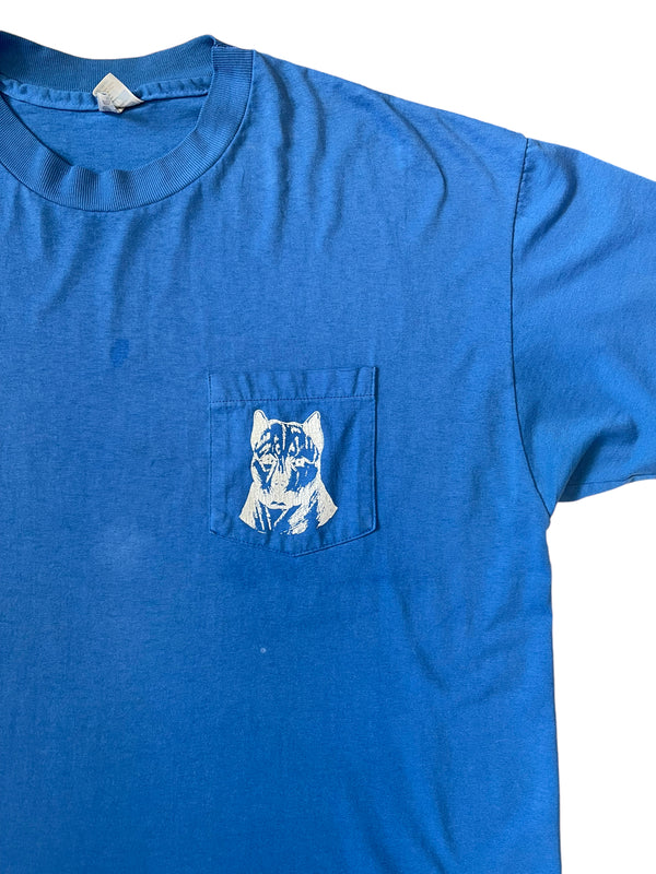 (L/XL) Vintage Dog Pocket Tee