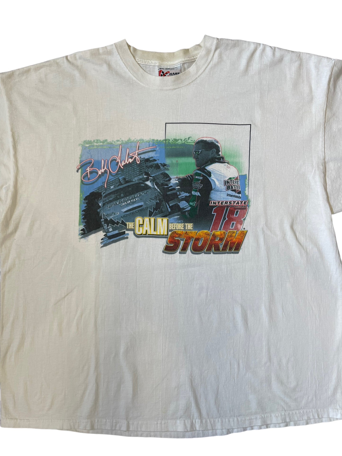 (XXL) 2003 Bobby Labonte “Calm Before the Storm” Double Sided Tee