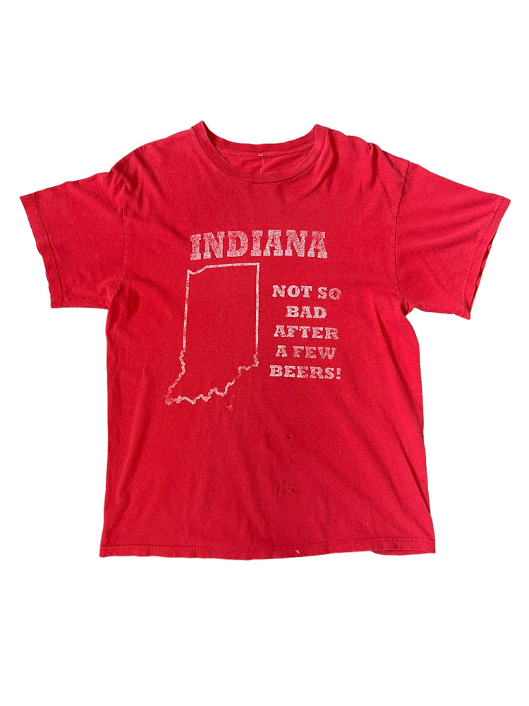 (L) Vintage Indiana Not So Bad After a Few Beers Tee
