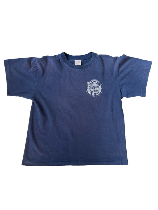 (L/XL) Vintage Rattle Hum Bar & Grill Double Sided Tee