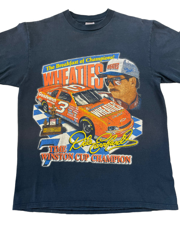 (L) 1994 Dale Earnhardt Wheaties Double Sided Tee