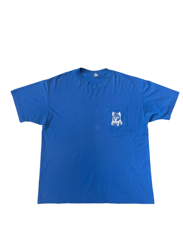 (L/XL) Vintage Dog Pocket Tee