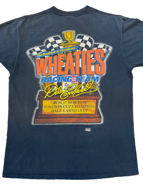 (L) 1994 Dale Earnhardt Wheaties Double Sided Tee