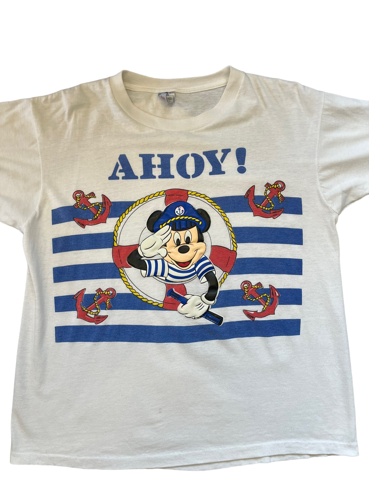 (M) Vintage Mickey Ahoy! Tee