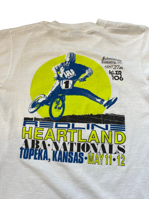(XS/S) Vintage Bike Racing Double Sided Tee
