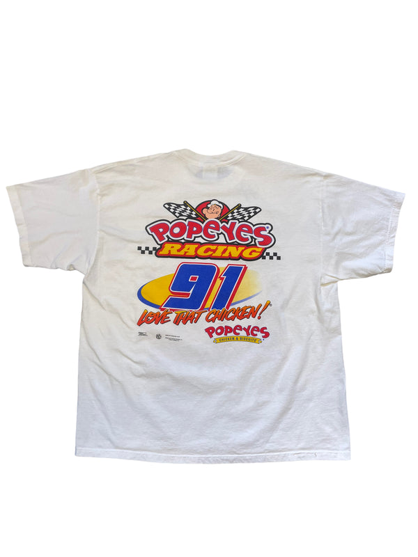(XXL) 2000 Popeyes Rich Bickle Double Sided Tee