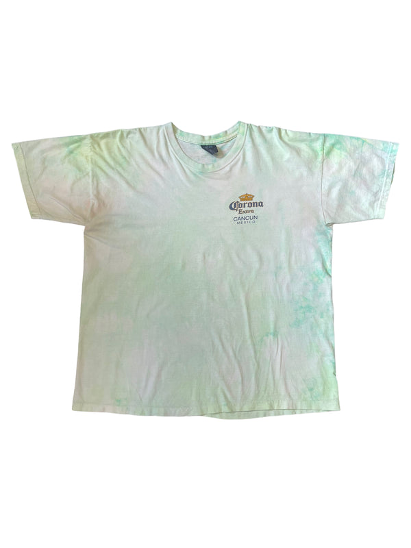(XL) Vintage Corona Cancun Double Sided Tee