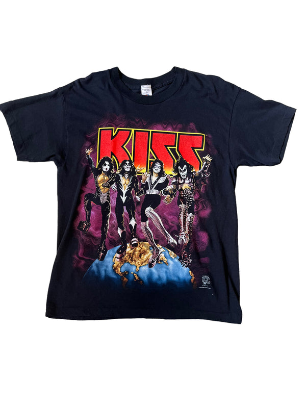 (L) 1996 Kiss “KIZZ” World Tour Double Sided Tee