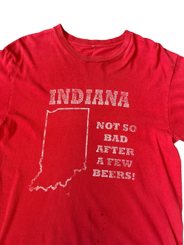 (L) Vintage Indiana Not So Bad After a Few Beers Tee