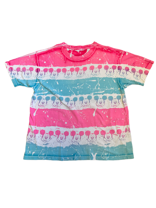 (XL) Vintage Mickey Mouse All Over Print Tee