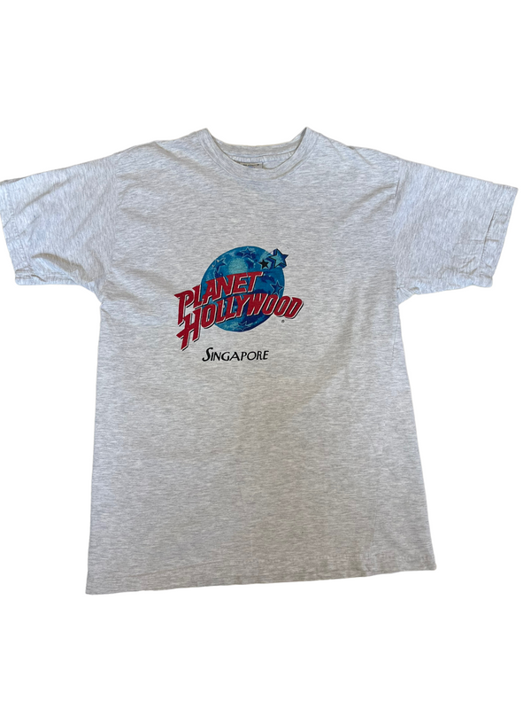 (L) 1991 Planet Hollywood Singapore Tee
